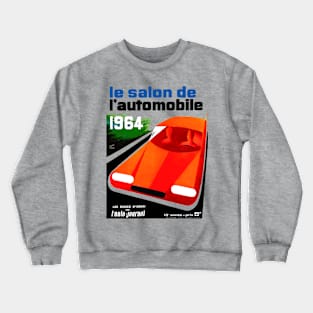 1964 FRENCH CAR MAGAZINE COVER Crewneck Sweatshirt